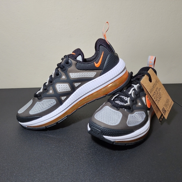 Nike Air Max Genome CZ4652-002 Black Orange-Grey Kids Shoes Youth Size 3.5Y NEW - Picture 1 of 11